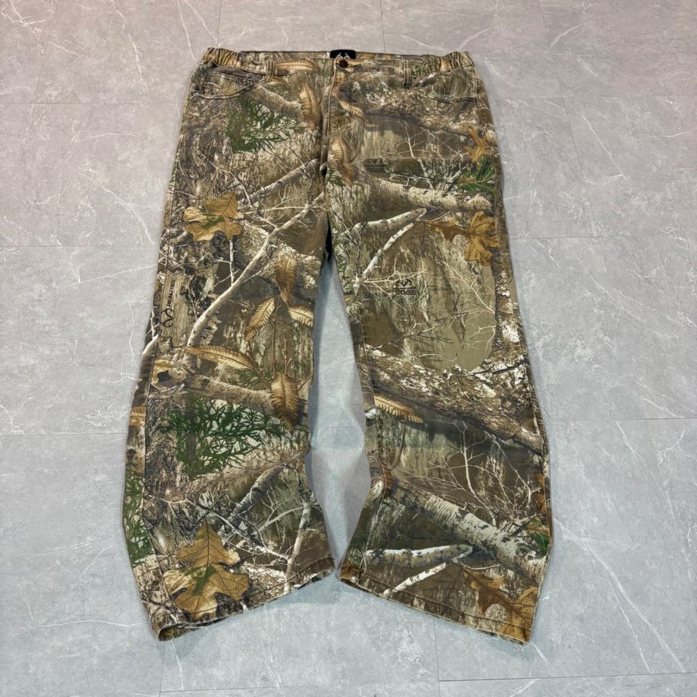 Realtree Edge Camo Pants Mens Large Camouflage Hunting Outdoor Stretch 1355HC3